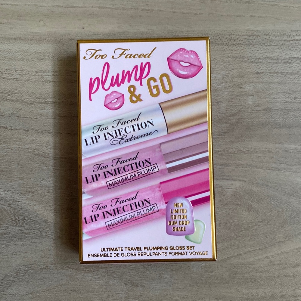 Too Faced Lip Plump and Go Gift Set